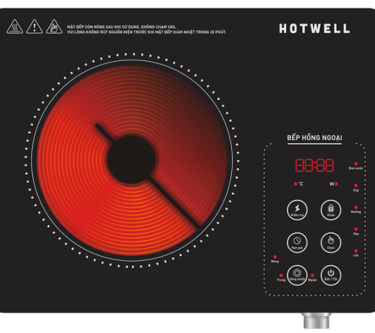 Bếp Hồng ngoại sử dụng công nghệ điện trở nhiệt starter